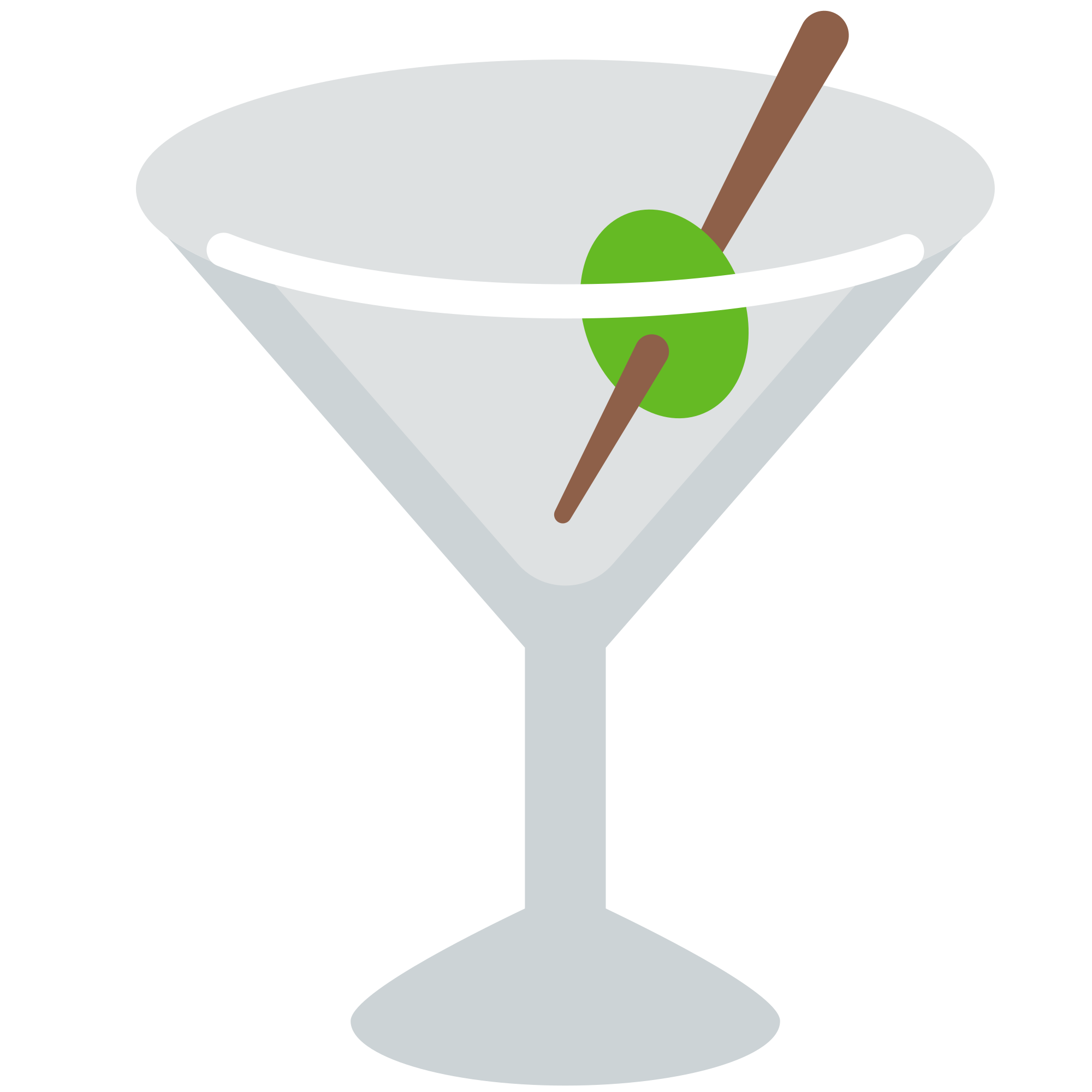 martini glass logo